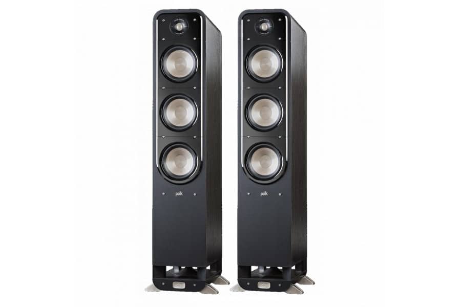 Polk Audio - S55 Tower Loudspeakers (Black) (Pair)