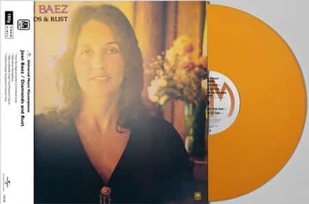 Joan Baez - Diamonds & Rust (Limited Edition Transparent Orange Vinyl 2022 Remaster)