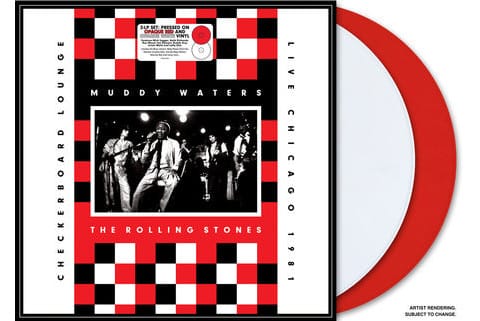 Muddy Waters / The Rolling Stones - Live At The Checkerboard Lounge, Chicago, 1981 (Limited Edition Opaque Red LP & Opaque White LP)