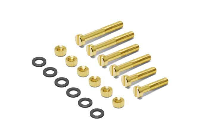 Oyaide - SCR-L High quality M2.5 headshell screw/nut/washer set (Longer Lengths Set)