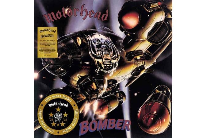 Motorhead - Bomber (50th Anniversary) (Limited Edition Blue and Black Splatter Vinyl, Half-Speed Master + Poster)